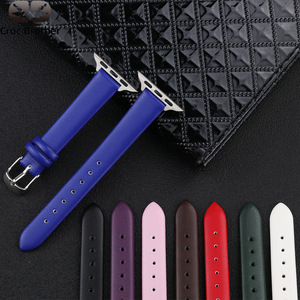 สายนาฬิกาดีไซน์นาฬิกาทรายหนังแท้รองรับ <span class=keywords><strong>Apple</strong></span> <span class=keywords><strong>Watch</strong></span> iWatch Samsung Huawei <span class=keywords><strong>GT</strong></span> - Product Image 1