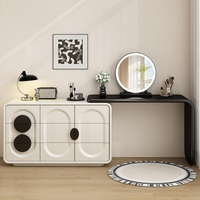 Prix de gros, Dernier design, Meuble de chambre à coucher, Coiffeuse avec miroir LED pour chambre