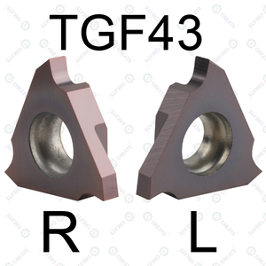 GBA43L TGF43L左手挿入CNC旋盤垂直設置外部サークリップグルービングインサート - Product Image 2