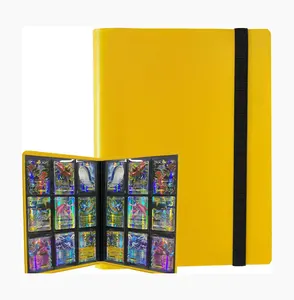 Versand bereit beim Spielen von Karteikarten Baseball-Sammelkarten binder 12 Taschen mit Karten hüllen binder