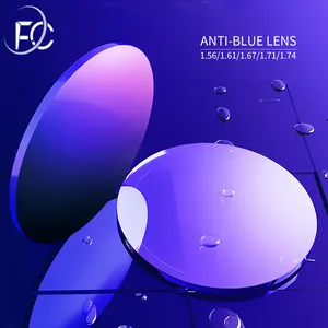 Lentilles <span class=keywords><strong>de</strong></span> <span class=keywords><strong>lunettes</strong></span> en gros à <span class=keywords><strong>prix</strong></span> avantageux 1.56 1.61 1.67 1.71 1.74 Anti-lumière bleue Cr39 Hmc Lentilles optiques - Product Image 2