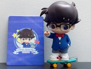 Para POP MART DIMOO Famoso <span class=keywords><strong>Detective</strong></span> Conan's Joint Series Popular Muñeca de PVC Adornos de moda-Edogawa Conan - Product Image 4