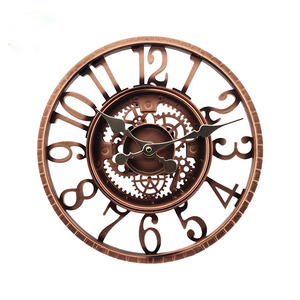 30.5cm New Design Outdoor Luxury Waterproof <strong>Garden</strong> Retro Living Room Decoration Creative Resin <strong>Large</strong> Wall <strong>Clock</strong> for Home Decor - Product Image 3