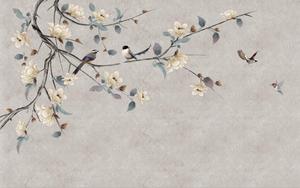 Nouveau papier peint <span class=keywords><strong>2022</strong></span>, motif floral et d'oiseaux chinois, papier peint pour chambre d'enfant - Product Image 6