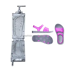 OEM ODM Supplier Shoe Making Tools Aluminium Air Blowing Pvc Injection Sandal Shoes Mould