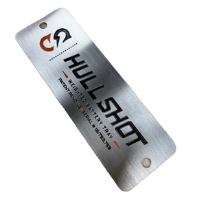 <span class=keywords><strong>Plaque</strong></span> signalétique en acier inoxydable de style antique avec logo gravé en métal personnalisé pour <span class=keywords><strong>camion</strong></span> - Product Image 2