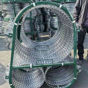 Alambre de púas de doble hélice galvanizado de alta calidad para cercas de plantas químicas, con recubrimiento en caliente y larga vida útil - Product Image 5