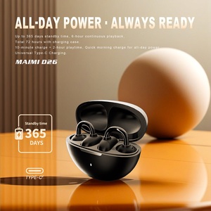 Écouteurs <span class=keywords><strong>sans</strong></span> <span class=keywords><strong>fil</strong></span> en gros Maimi Factory, personnalisables avec logo OEM, BT5.4, faible latence, pour le gaming et le fitness, à clipser sur l'oreille - Product Image 6