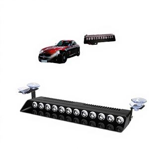 Feux de signalisation clignotants jaunes à LED pour voiture et camion DC12V 36W Modèle S12 12SMD avec ventouse pour tableau de bord, intérieur et pare-brise - Product Image 2