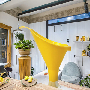Entonnoir en plastique jaune anti-déversement, compatible lave-vaisselle, pour l'entretien des véhicules QM-369 - Product Image 2