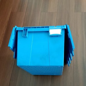Shuangyi Industrial Plastic Turnover Crate 595x400x305mm With Lid <b>Drop</b> Resistant Durable For Warehousing Logistics - Product Image 3