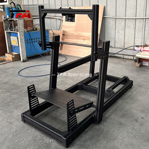 aluminium simulateur de cockpit de course siège voiture conduite simulateur de course jeu de cockpit simulateur de course - Product Image 3