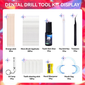 Kit Professionale per Gioielli Dentali Fai-da-Te, Set Completo con Cristalli e Adesivo Dentale Sicuro - Product Image 6