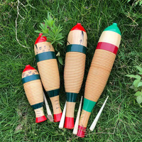 Kids Percussion Instruments, Wooden Frog Guiro, Scrape Frog; Frog Clapper Toy Simulating Frog Croaking Sound