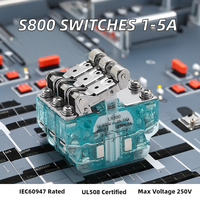 S800 Micro Commutateurs Commutateurs à action instantanée avec capacités 250V 1A 3A 5A
