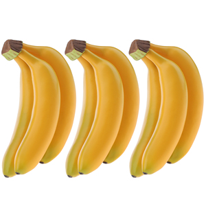 Gresorth Artificial <span class=keywords><strong>Banana</strong></span> montón fruta falsa fiesta decoración de la Mesa de felpa juguete accesorios de fotografía