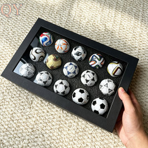 QY Set Souvenir Copa De Fútbol 2026 Con 15 Mini Balones ABS PU En Caja De Regalo Premium Para Coleccionistas - Product Image 6