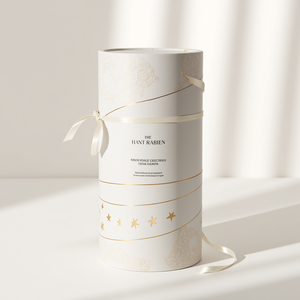 Caja de regalo caja de tubo de papel caja de regalo de papel kraft blanco, simple y de gama alta con un sentido de diseño, precio al por mayor de fábrica - Product Image 2