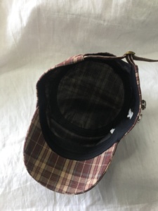 <span class=keywords><strong>Cappello</strong></span> da Cadetto in Cotone a Quadri di Alta Qualità Personalizzato con Bottoni Personalizzati, <span class=keywords><strong>Cappello</strong></span> da <span class=keywords><strong>Capitano</strong></span> Casual alla Moda con Logo Ricamato - Product Image 5
