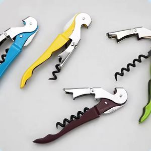Ouvre-bouteille de vin et de bière multifonctionnel en acier inoxydable avec logo personnalisé – Tire-bouchon professionnel - Product Image 2