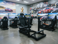 Simulateur de course de qualité industrielle 4080 avec siège et châssis stable pour une expérience de course immersive, siège de voiture modifié pour jeux de conduite VR