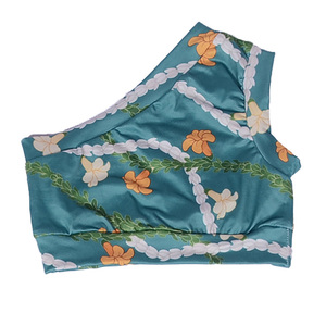 Conjunto de Top de un Hombro y Shorts con Volantes BG-1, Estampado Personalizado, Gran Venta, Ropa para Bebés Niñas en Hawái - Product Image 4