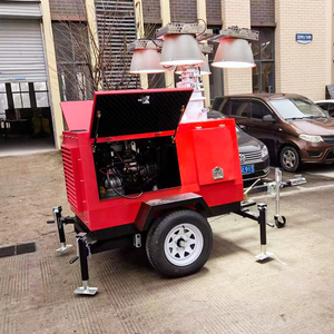 Công suất cao 1000W * 4 dẫn ánh sáng di động tháp 7M Kính thiên văn mast + im lặng Máy phát điện diesel - Product Image 4