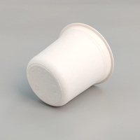 Tasses biodégradables de capsule de café de pulpe de canne à sucre tasses jetables écologiques compostables boissons de café durables de catégorie comestible