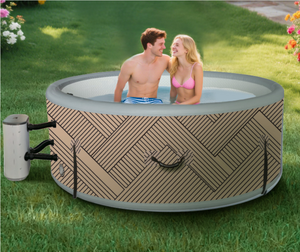 Bain à remous gonflable d'extérieur, spa, <span class=keywords><strong>jacuzzi</strong></span>, massage, portable, durable, piscine à bulles <span class=keywords><strong>pour</strong></span> la détente à domicile - Product Image 1