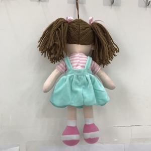 Muñeca de Trapo de Tela Personalizada, Adorable Muñeca de Peluche con Cara Grande para Niñas - Product Image 3