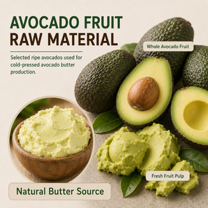 Mantequilla de Aguacate Persea Gratissima Prensada en Frío con Textura Fina, Apta para Hidratación Corporal y Mezcla de Materia Prima para Cremas - Product Image 2