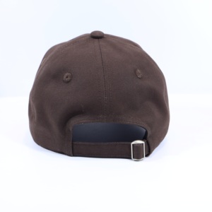 Gorra de Béisbol Deportiva y Formal de 6 Paneles, Ajustable, con Logotipo Personalizado Bordado, para Uso Diario, Color Marrón, de Algodón, Estilo Dad Hat - Product Image 6