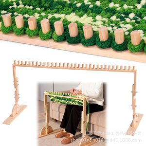 Wooden <b>Knitting</b> Frame Adjustable Angle Handmade Craft Tool For DIY <b>Blanket</b> Making - Product Image 3