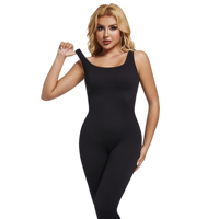 Body de Yoga taille longue pour femmes Corset en Spandex respirant Body Shaper Body Shapewear Compression Body