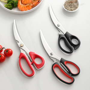 Ciseaux de barbecue coréens en acier inoxydable 3Cr13, pinces polyvalentes pour steaks et filets de poulet, outil de cuisine durable - Product Image 5