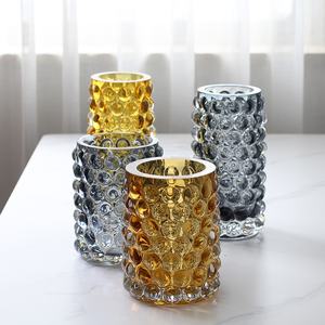 High-End di lusso <span class=keywords><strong>in</strong></span> <span class=keywords><strong>vetro</strong></span> di arte vaso di fiori Color ambra <span class=keywords><strong>centrotavola</strong></span> <span class=keywords><strong>in</strong></span> cristallo da tavolo per la decorazione della casa - Product Image 2