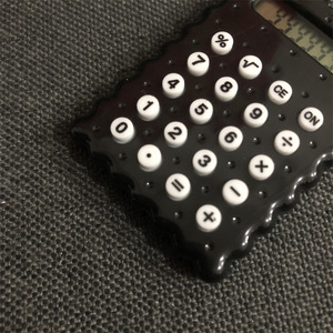 Mini Calculator 8 Digits Black ABS Material Portable Pocket Sized For Students - Product Image 3
