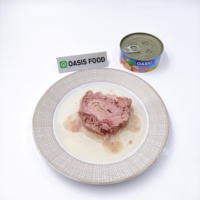 Conserves de thon skipjack en morceaux dans l'huile 140g OEM Goût frais naturel avec prix d'usine