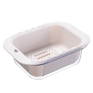 Escurridor de Platos de Doble Capa con Ganchos y Diseño Telescópico para Escurrir en el Fregadero, Gran Capacidad, Uso en la Cocina - Product Image 1