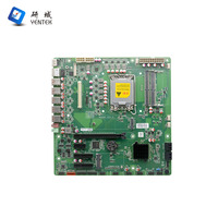 Carte mère ATX W680 LGA1700 pour processeurs Intel Core I9 I7 I5 I3 de 12e et 13e génération, 10x USB3.2, 4x SATA3.0, M.2 NVMe, DDR4 128 Go ECC