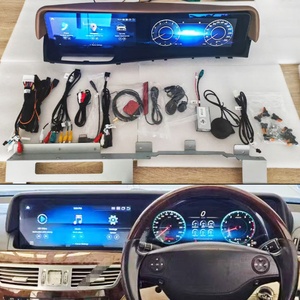 ชุดอัพเกรดแผงหน้าปัดด้านขวาพร้อมจอควบคุมกลางสำหรับรถยนต์ Mercedes Benz S-Class รุ่น W221 ปี 2006-2013 - Product Image 1