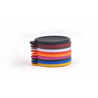 Couvercle de remplacement réutilisable de qualité alimentaire pour couvercles de tasse à café anti-déversement couvercle en silicone avec magnétique