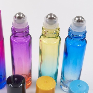 Mini Essential Oil <b>Roller</b> Bottles 5 Ml 10 Ml Roll-on <b>Perfume</b> Bottles Glass Massage Oil Sub-bottling Container - Product Image 3
