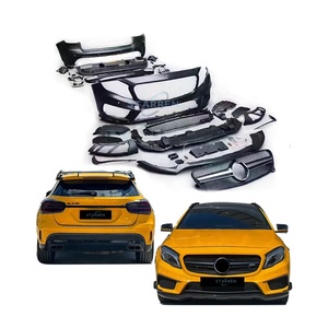 Kit Carrozzeria Aggiornamento AMG 45 per Mercedes-Benz <span class=keywords><strong>GLA</strong></span> <span class=keywords><strong>X156</strong></span> 2015-2019 con Paraurti Anteriore, Paraurti Posteriore e Griglia di Aspirazione - Product Image 1