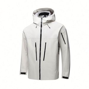 Veste de sport d'alpinisme coupe-vent à fermeture éclair, prête à être expédiée, en polyester, nouvelle mode, à manches longues, pour l'extérieur - Product Image 1