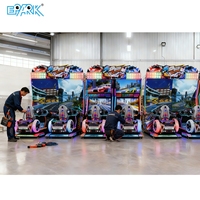 Simulateur de course sportif et de divertissement, simulateur de conduite LCD, jeux d'arcade de course automobile à pièces, machine à vendre