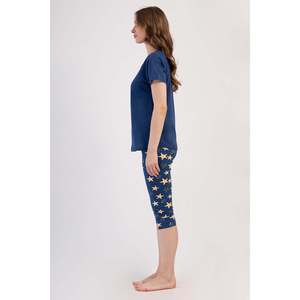 Conjuntos de Mujer KADIN LYC SUPREM, Yakha Reglan Kisa Kol Etegi Oval Mansetli Kapri Takim - Product Image 3