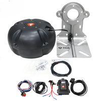Trompe d'échappement électronique pour voiture en acier inoxydable modifié, simulation de son, universelle, son de voiture de sport, contrôlable, THOR multi-sons