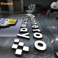 Letrero Luminoso LED 3D Personalizado para Concesionarios de Autos, Tiendas Minoristas, Oficinas, Publicidad Exterior, Acrílico Resistente al Agua, Intermitente