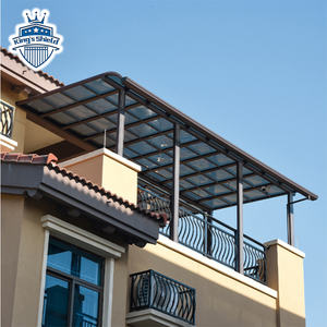 Toldo motorizado de aluminio para balcón, toldo para cubierta superior de casa con marco de aluminio metálico, enrejado y <span class=keywords><strong>puertas</strong></span> - Product Image 2